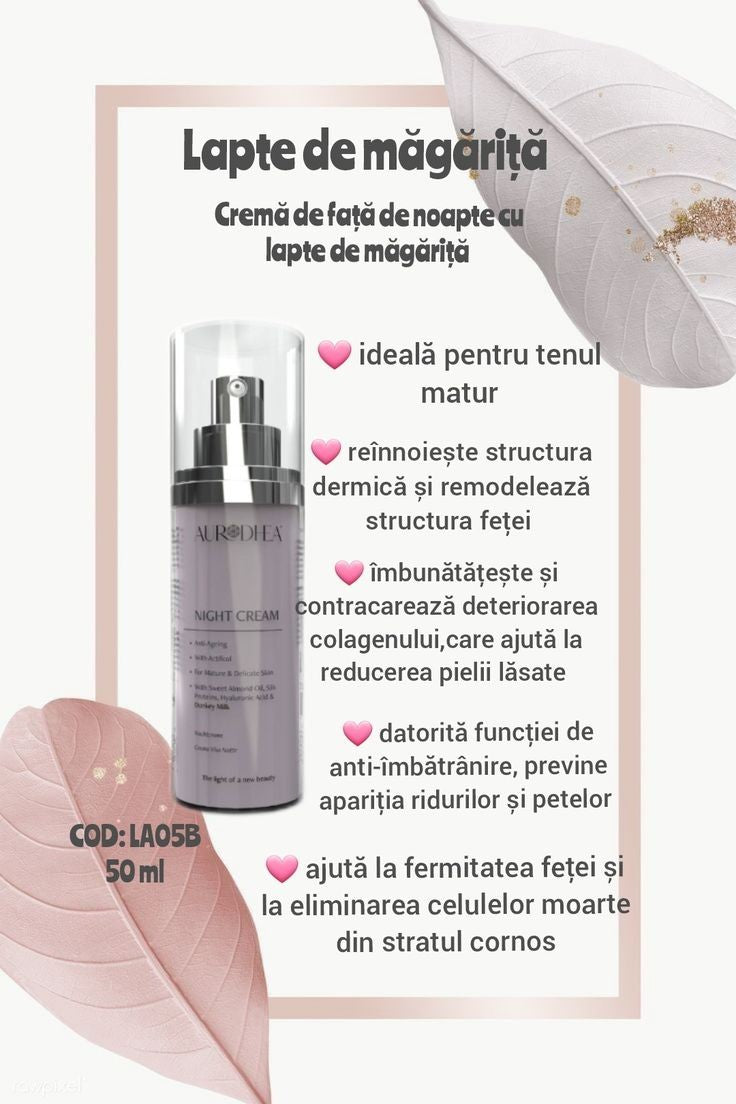 Chogan,Night Face Cream with Donkey Milk - 50 ml ,KOD:LA05B