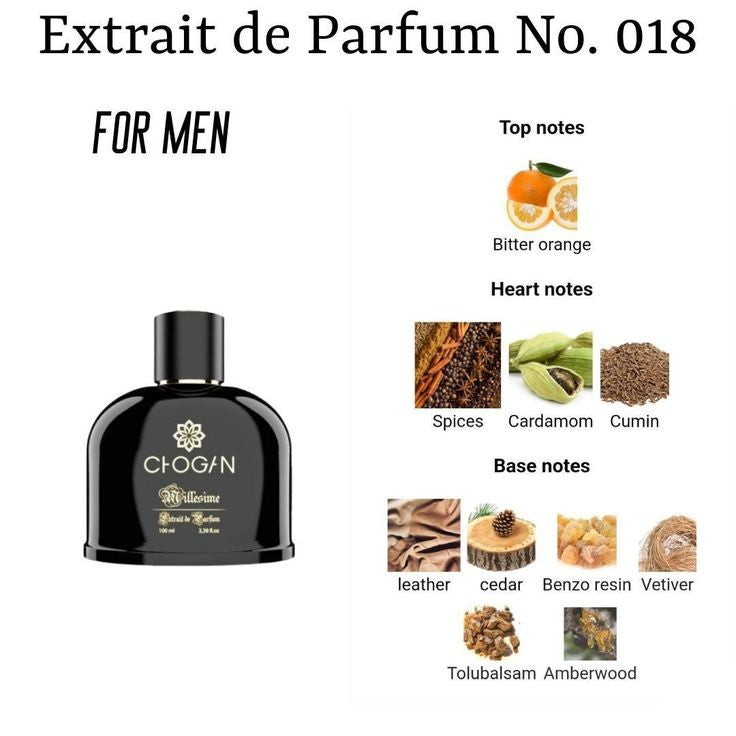 Chogan parfym herr 30%Essence 100ml,KOD:018